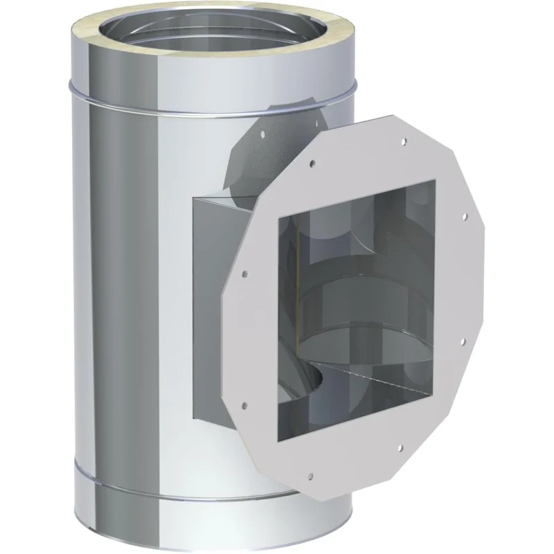Jeremias DW-FU Zugbegrenzeranschluss ZUK250 Ø 600mm Edelstahl doppelwandig Abgassystem CE-zertifizie