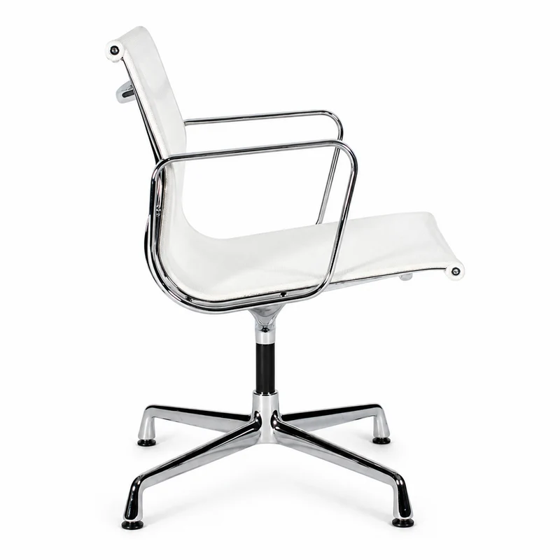 Vitra EA 108 Netz weiß Chrom
