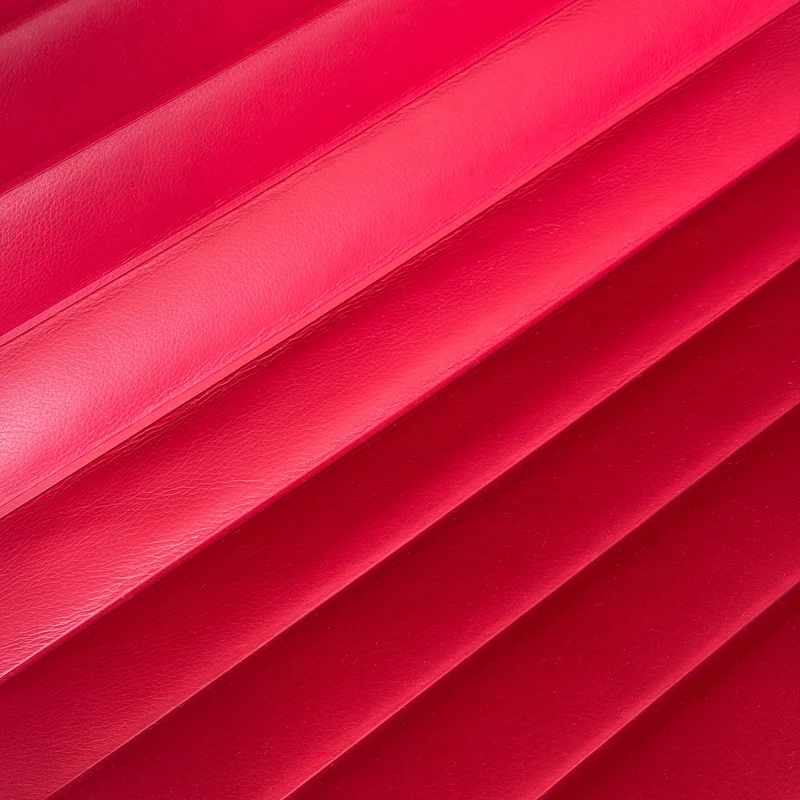 Vitra EA 108 Leder rot Chrom