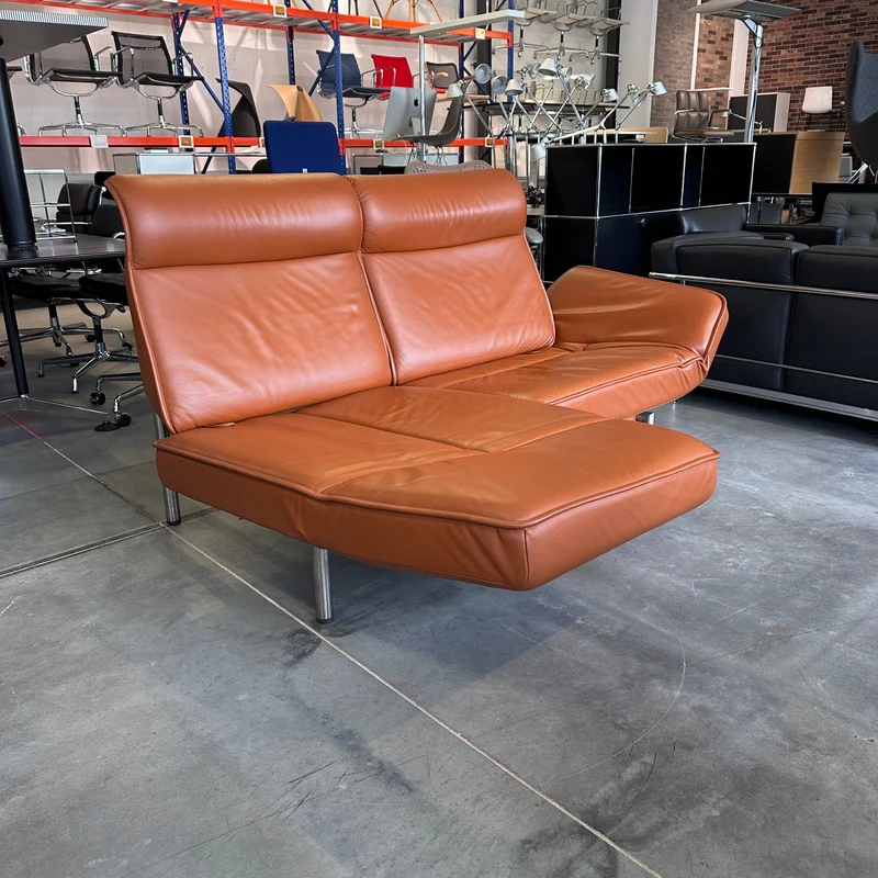 De Sede Drehsofa DS450 Twist Leder nougat