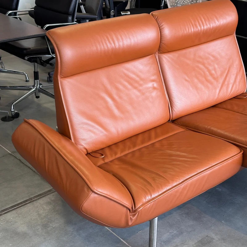 De Sede Drehsofa DS450 Twist Leder nougat