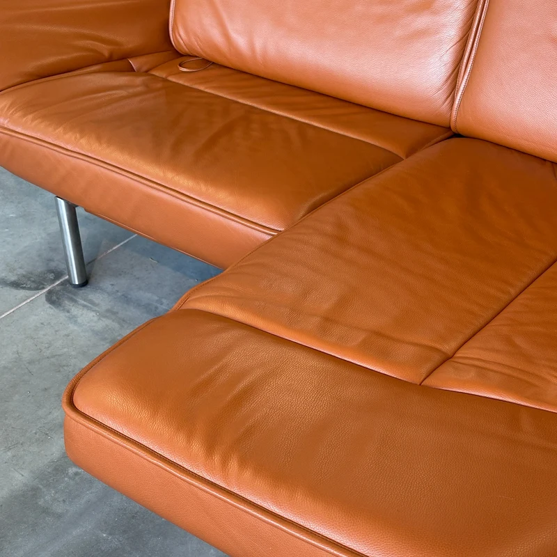 De Sede Drehsofa DS450 Twist Leder nougat