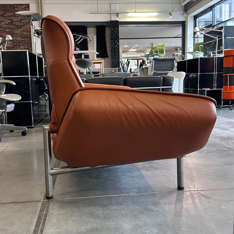 De Sede Drehsofa DS450 Twist Leder nougat