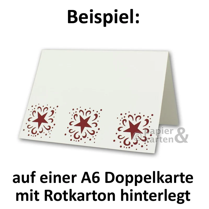 Artoz fliegender Stanzer I Stern mit Ornament I Frei positionierbarerer Locher zum Karten-Basteln I