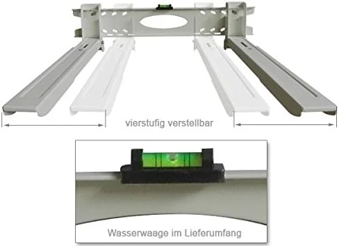 Universal Mikrowellen Befestigung - ausziehbar bis 52 cm - Halter für Minibackofen Grillofen Kaffeea