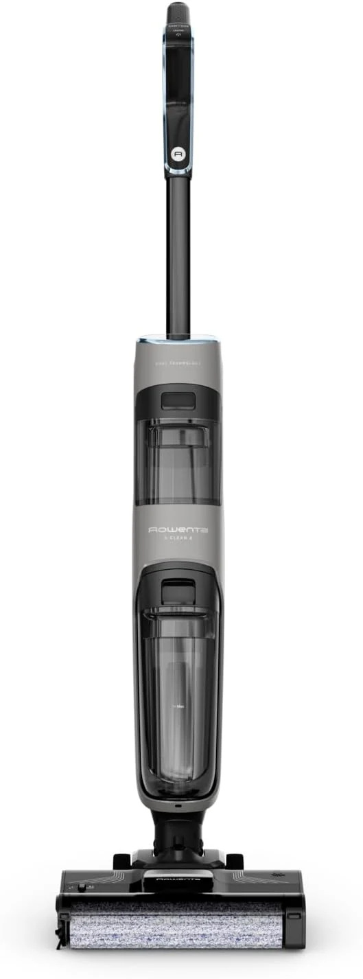 Rowenta X-Clean 4 kabelloser Nass-und Trockenstaubsauger, Selbstreinigungsfunktion, 50min Laufzeit,