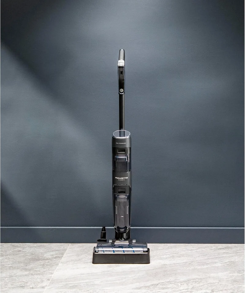 Rowenta X-Clean 4 kabelloser Nass-und Trockenstaubsauger, Selbstreinigungsfunktion, 50min Laufzeit,
