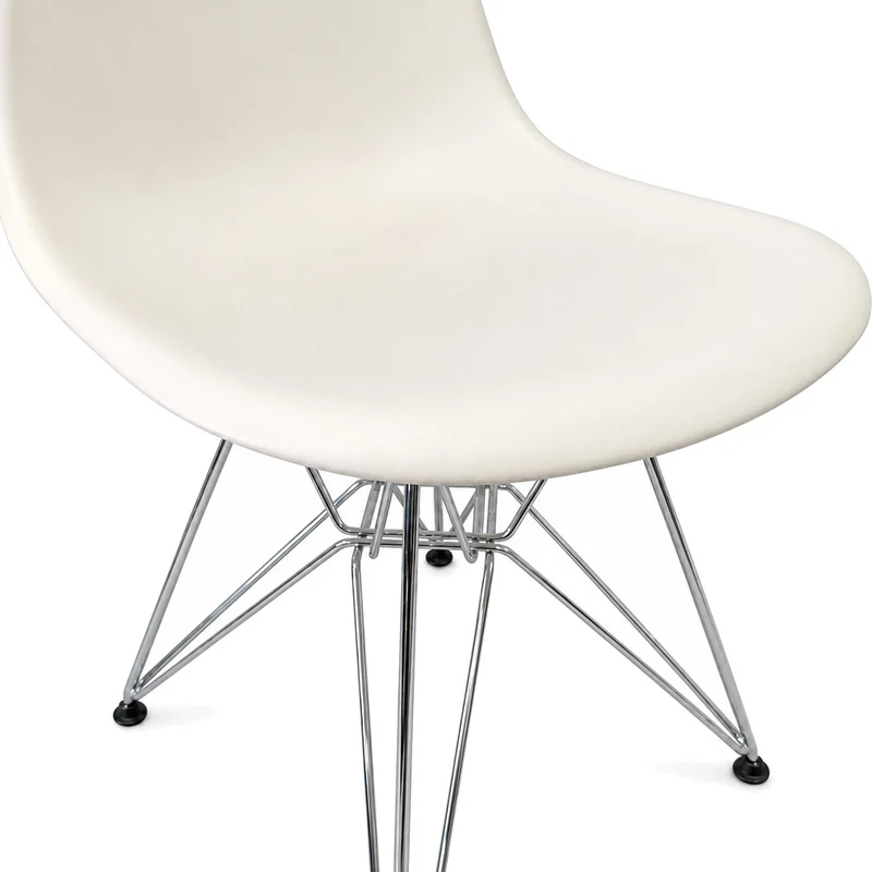 Vitra Eames Plastic Side Chair DSR weiß