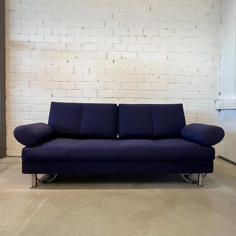 Zanotta Sofa Europa dunkelblau