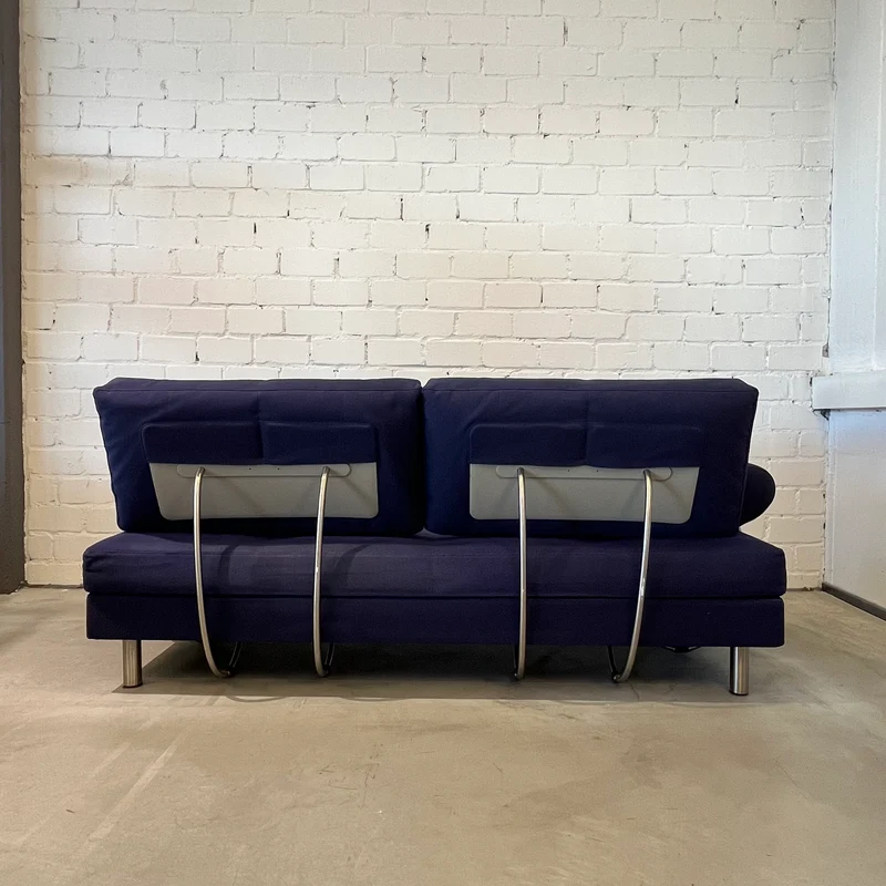 Zanotta Sofa Europa dunkelblau