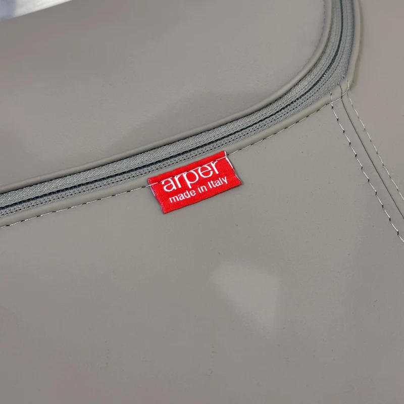 Arper Catifa 80 Lounge Leder greige