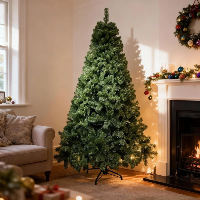 Gift 4 All Occasions Künstlicher Weihnachtsbaum, mit Metallständer, Form Kiefer, 230 Spitzen, 1,2 m,