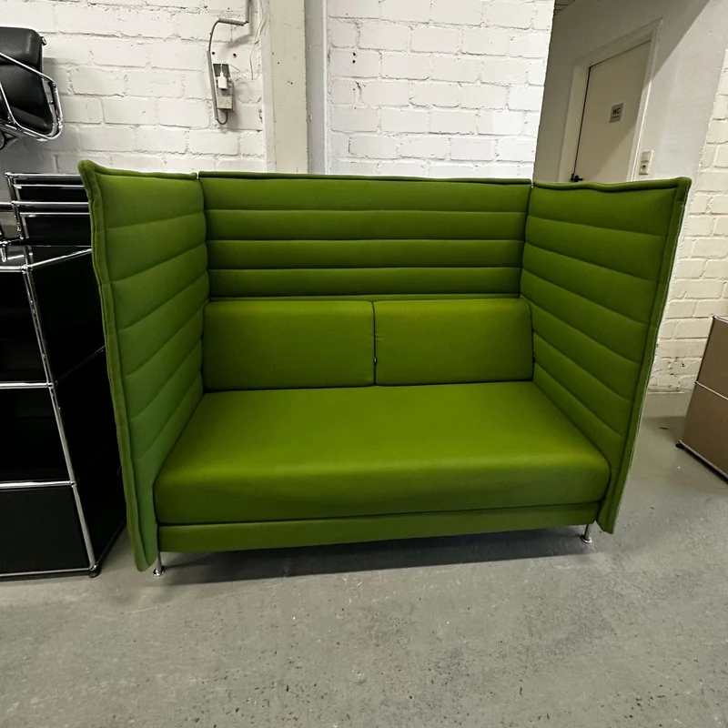 Vitra Alcove Highback grün 2 Sitzer