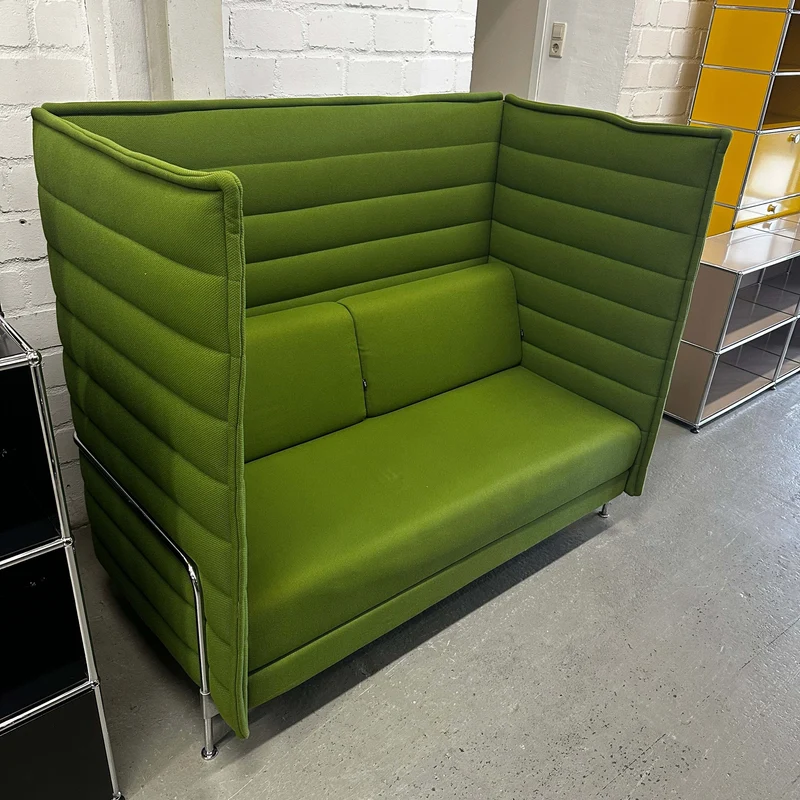Vitra Alcove Highback grün 2 Sitzer