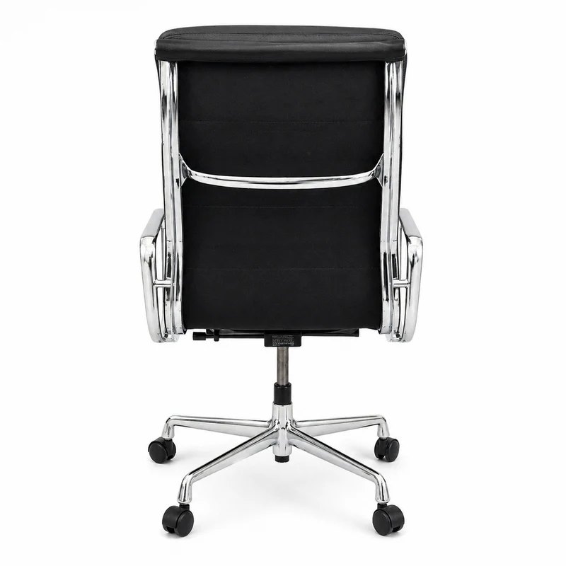Vitra EA 219 Leder schwarz Alu