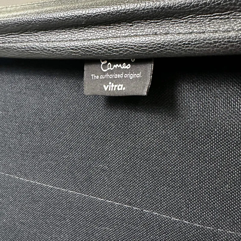 Vitra EA 219 Leder schwarz Alu