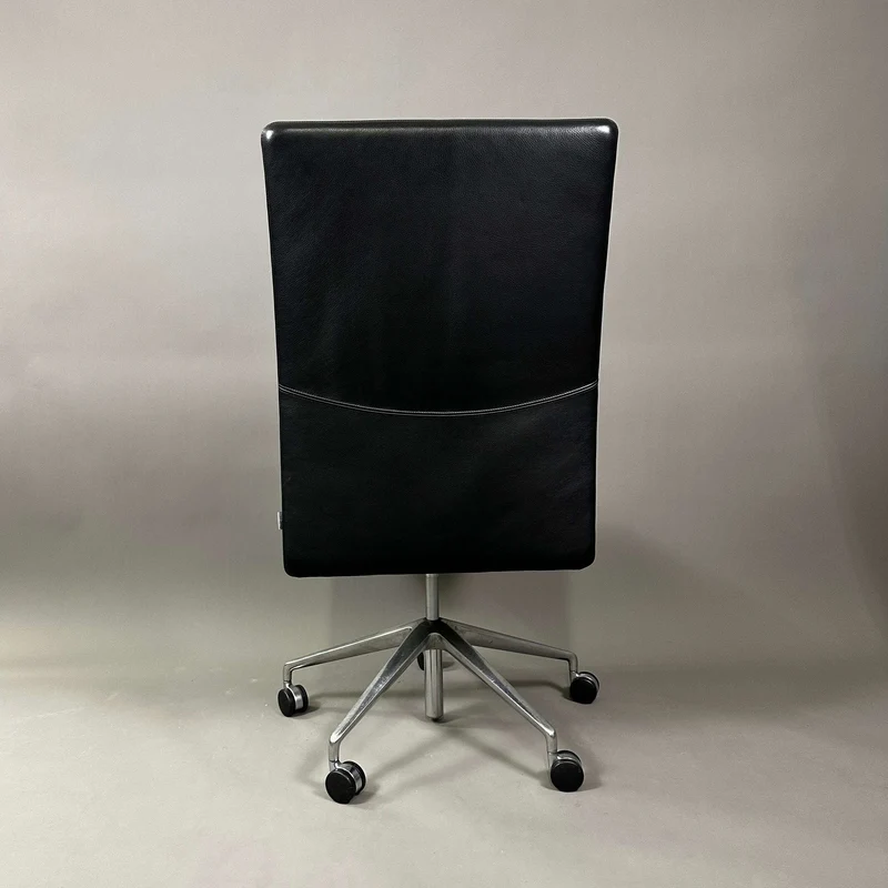 Knoll Jason Leder schwarz