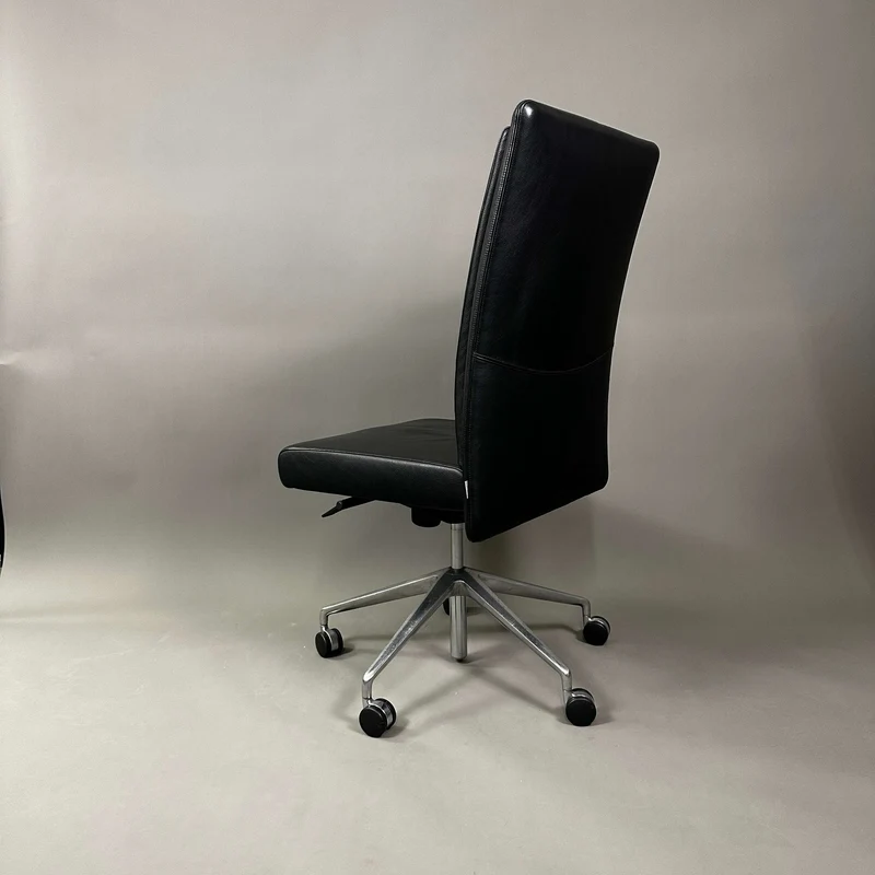 Knoll Jason Leder schwarz