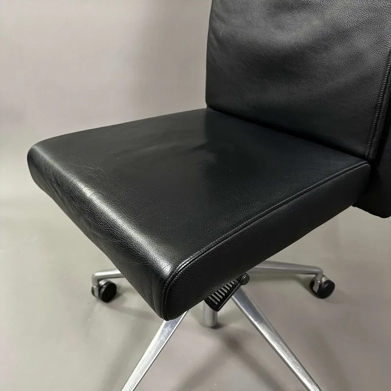 Knoll Jason Leder schwarz
