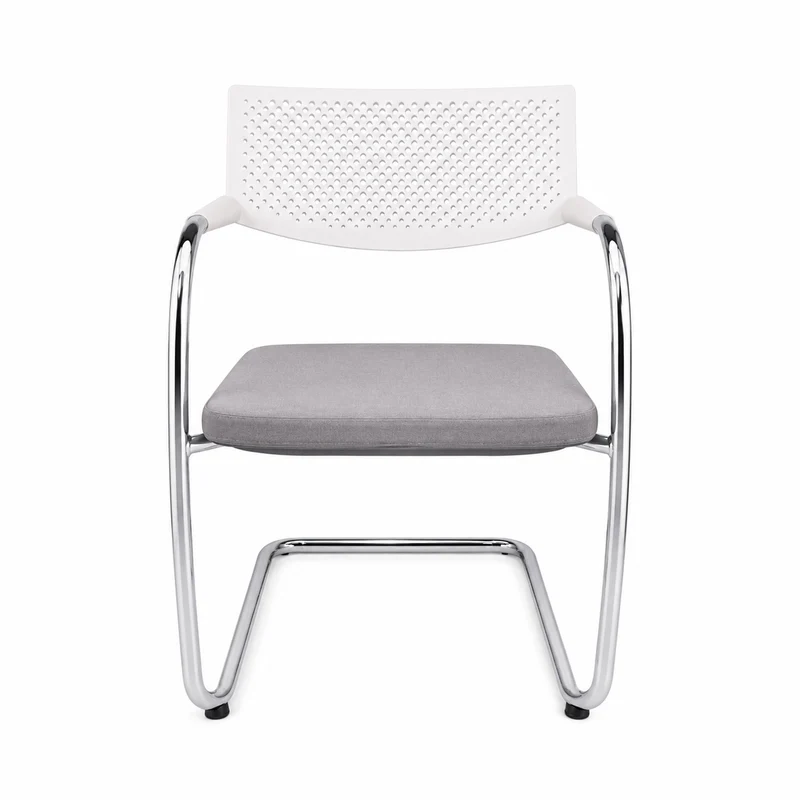 Vitra Visavis 2 grau/weiß
