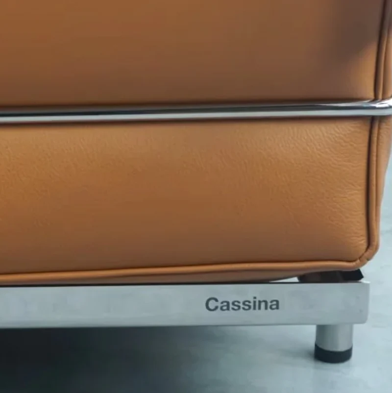 Cassina LC2 Sessel Leder Ambra