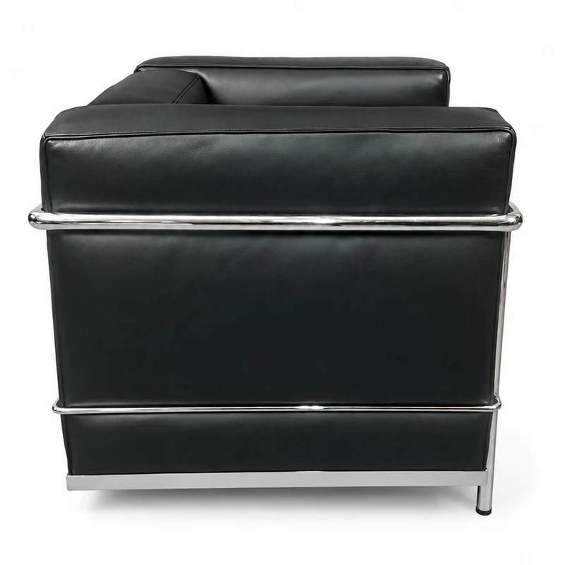 Cassina LC2 Sessel Leder schwarz