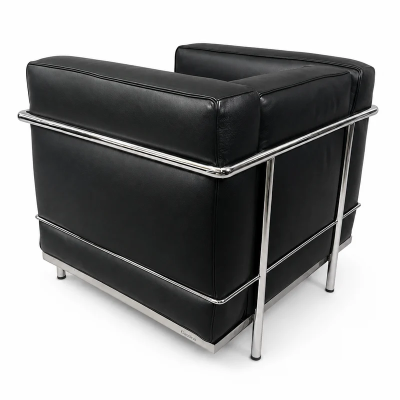 Cassina LC2 Sessel Leder schwarz