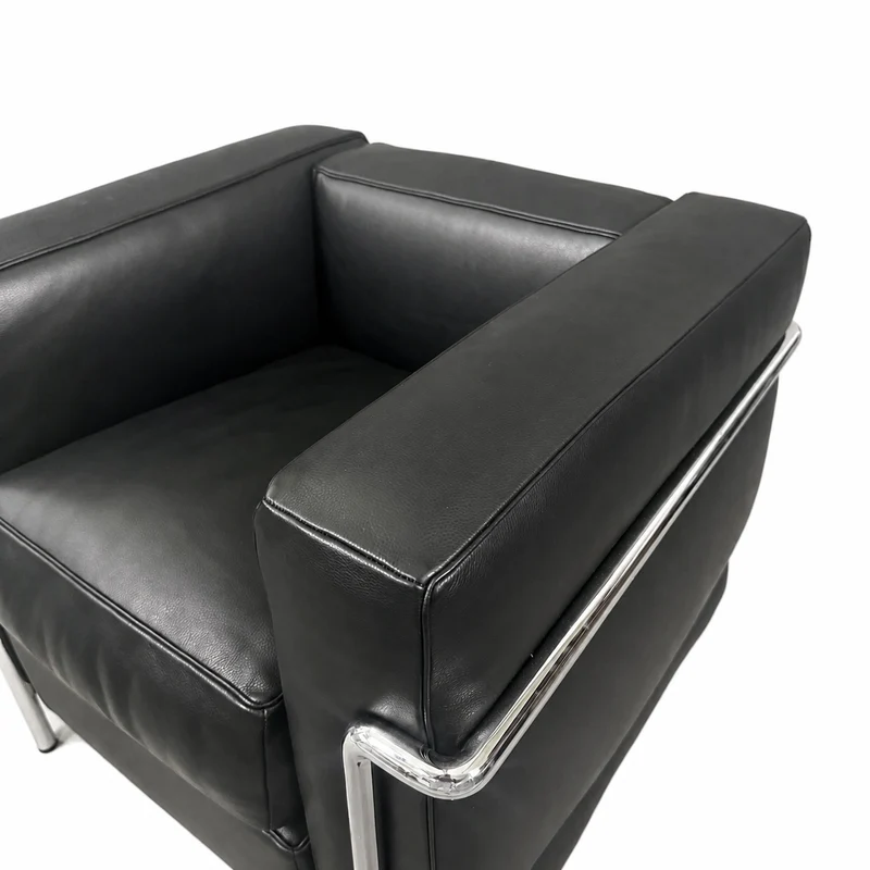 Cassina LC2 Sessel Leder schwarz
