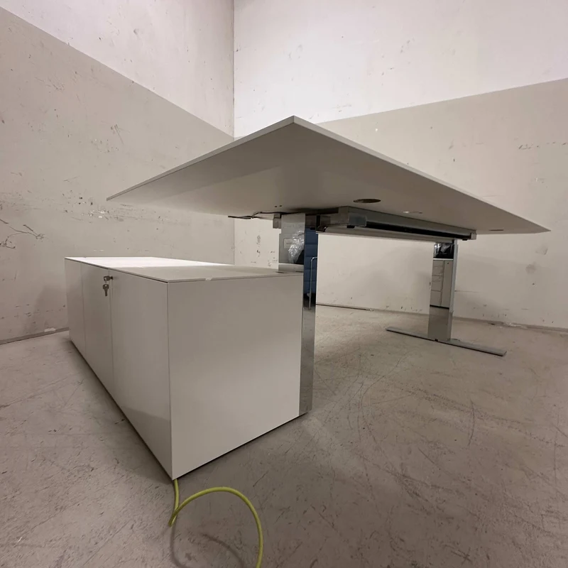 Walter Knoll Executive Variable Desk (elektr. höhenverstellb.) mit Anbaucontainer