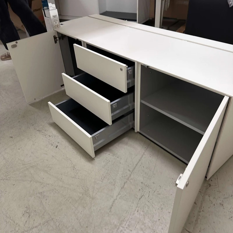 Walter Knoll Executive Variable Desk (elektr. höhenverstellb.) mit Anbaucontainer