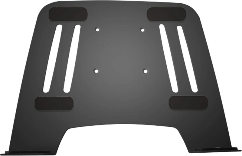 Drall Universal Wandhalterung Halterung für Laptop Netbook Tablet PC - Silber - mit Notebook Adapter