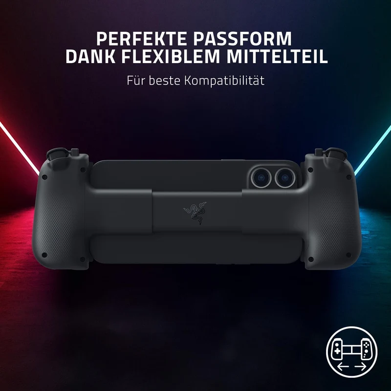 Razer Kishi V2 für iPhone - Mobile Gaming Controller (Universal Fit mit ausziehbarer Brücke, Streami