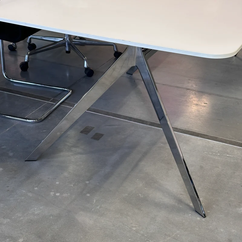 Renz Star Schreibtisch 246x152cm weiß