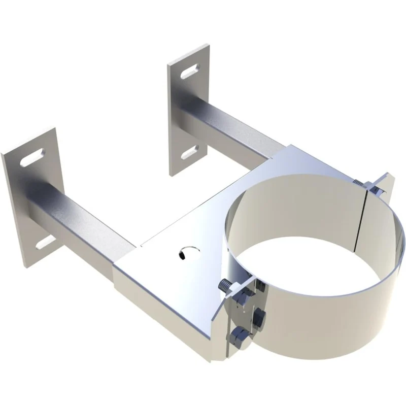 Jeremias DW-FU Wandhalter Ø 130 mm statisch verstellbar 50-150 mm Edelstahl für Abgassysteme