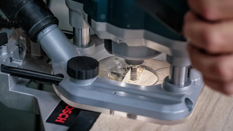 Bosch 1x PRO Nutfräser, zweischneidig (für Weichholz, Hartholz, Ø 14 mm, Professional Zubehör Handfr