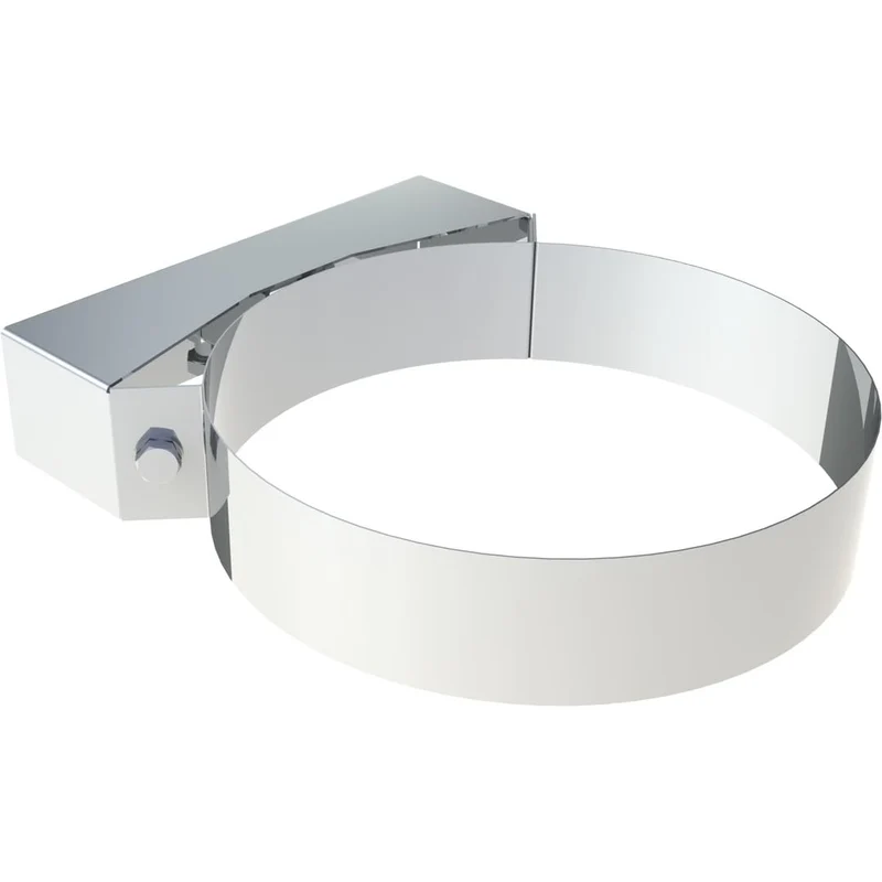 Jeremias DW-FU Kopfteil Wandhalter Ø 100 mm Edelstahl doppelwandig Abgassystem CE-zertifiziert flexi