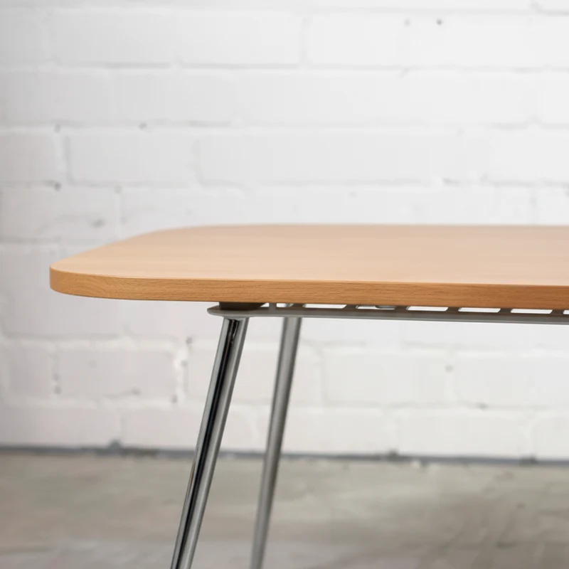 Vitra Medamorph Konferenztisch mit Mediakit 370x130 Holz