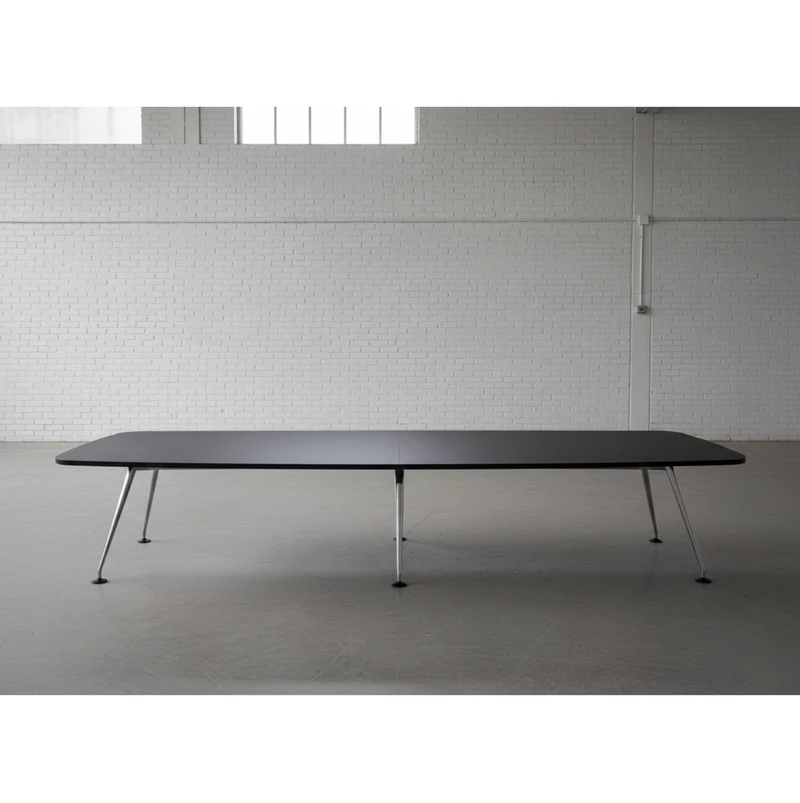 Vitra Medamorph Konferenztisch schwarz 380x130cm