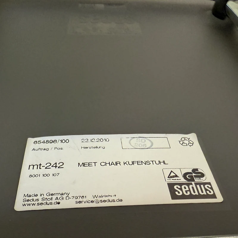 Sedus Meet Chair Stapelstuhl grau