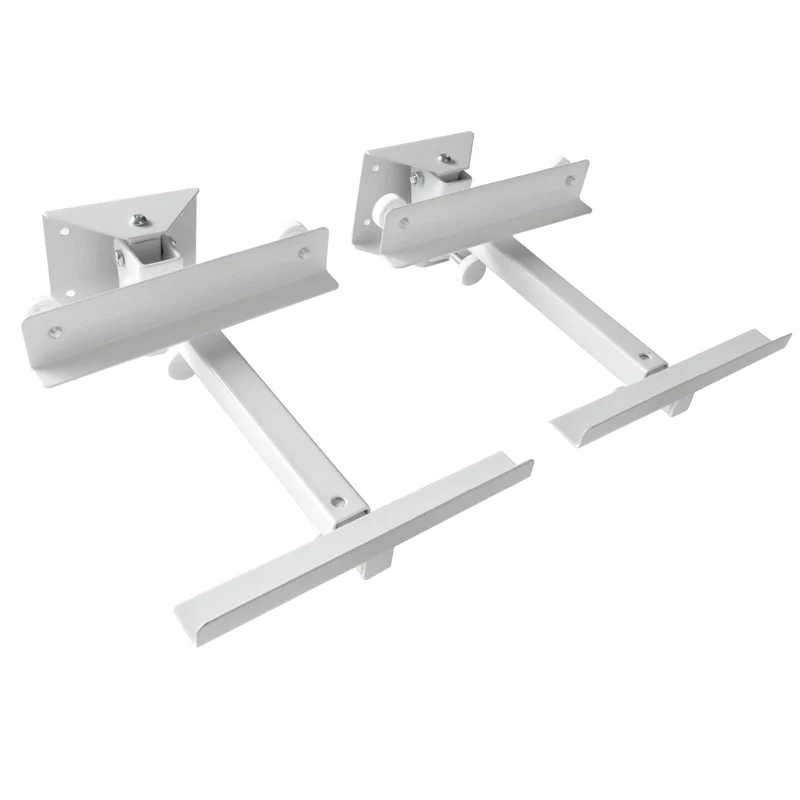 Drall 2 Stück (1 Paar) Lautsprecher Wandhalter - bis 15 kg belastbar - Lautsprecherhalter für HiFi H