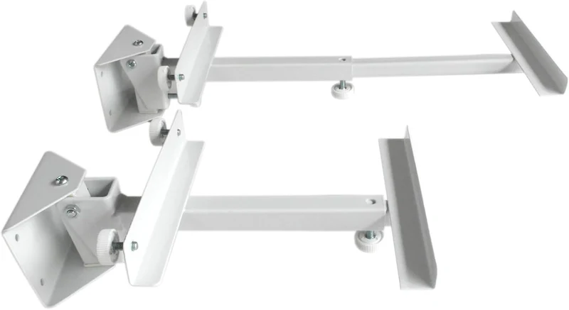 Drall 2 Stück (1 Paar) Lautsprecher Wandhalter - bis 15 kg belastbar - Lautsprecherhalter für HiFi H