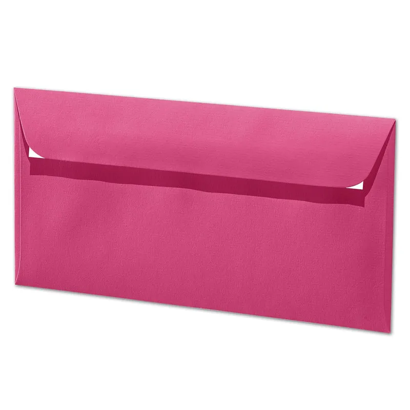 ARTOZ 50x Briefumschläge DIN Lang Fuchsia-pink 100 g/m² selbstklebend - DL 224x114 mm - Kuvert ohne