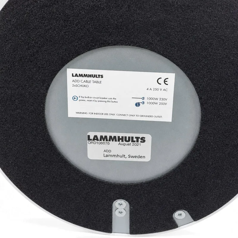 Lammhults Beistelltisch Add Cable Table