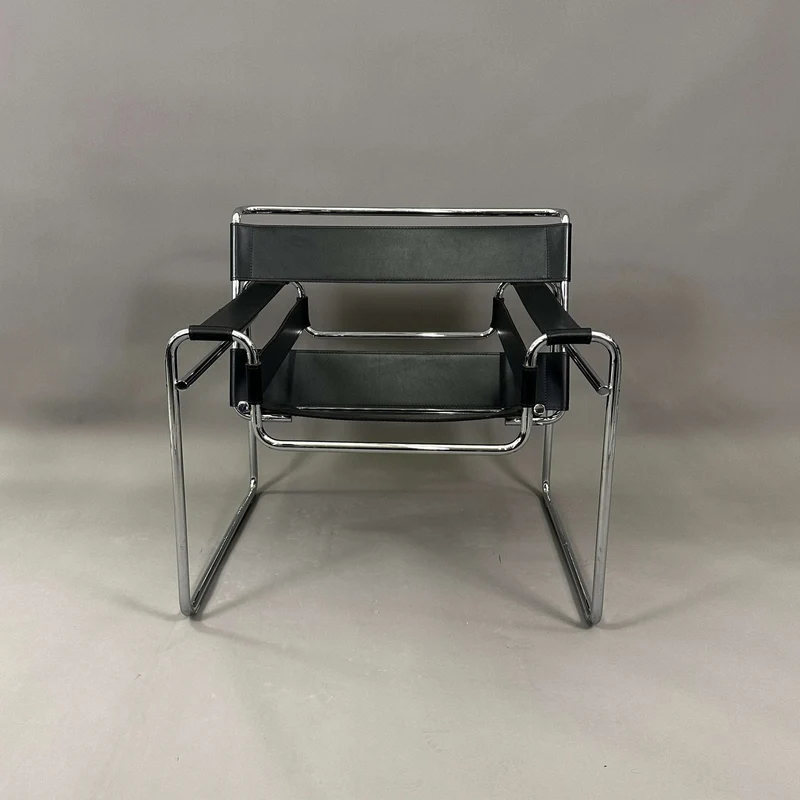 Knoll Wassily Chair Leder schwarz