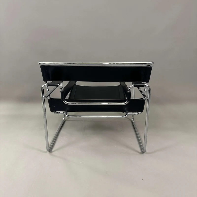 Knoll Wassily Chair Leder schwarz