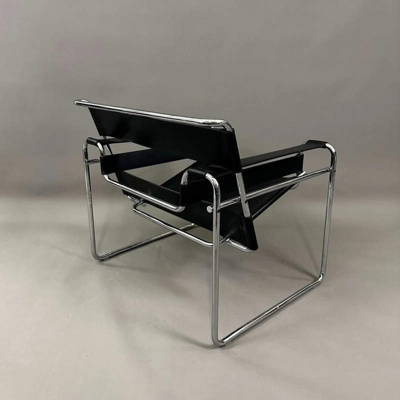 Knoll Wassily Chair Leder schwarz