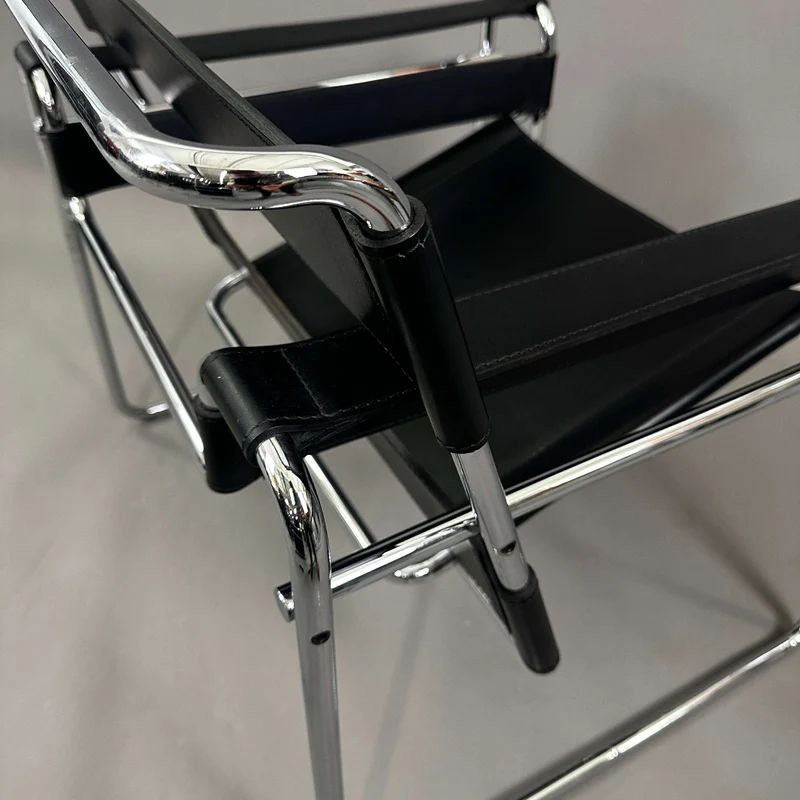 Knoll Wassily Chair Leder schwarz