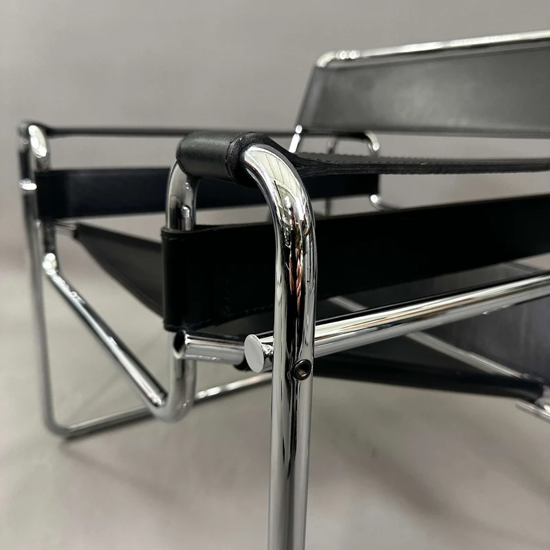 Knoll Wassily Chair Leder schwarz
