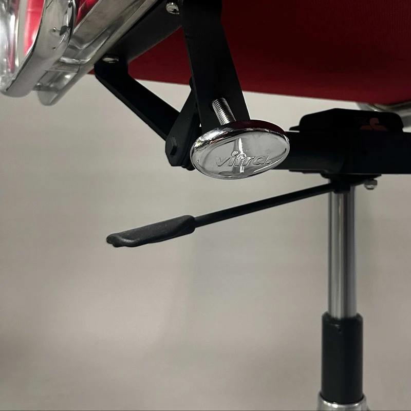 Vitra EA 217 Leder rot