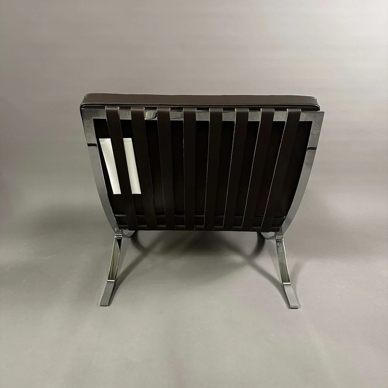 Knoll International Barcelona Sessel Leder braun